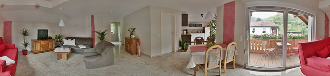 Panorama-Wohnzimmer